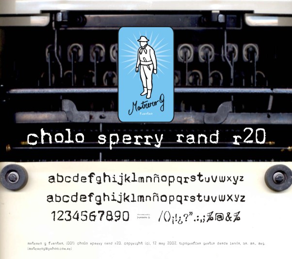 Cholo Sperry Rand R20